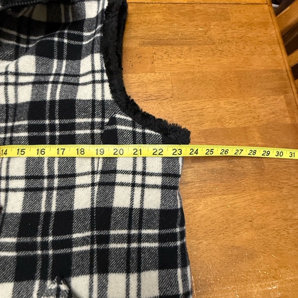Woolrich Moccasin Plaid Wool Blend Vest with Faux Sherpa Lining XL - Picture 5 of 11